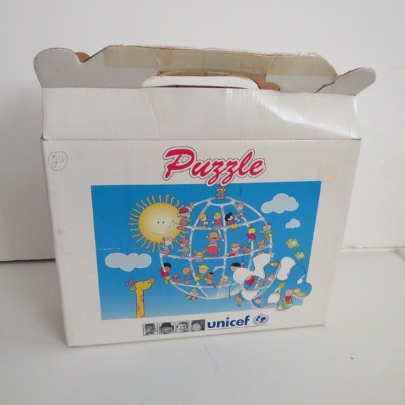UNICEF Kids on Jungle Gym RARE FLOOR PUZZLE Pieces in LIKE NEW condition - Picture 3 of 9
